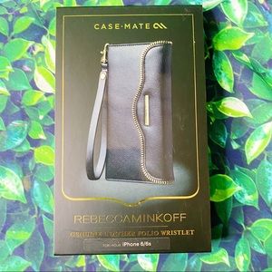 Black and Gold iPhone phone holder